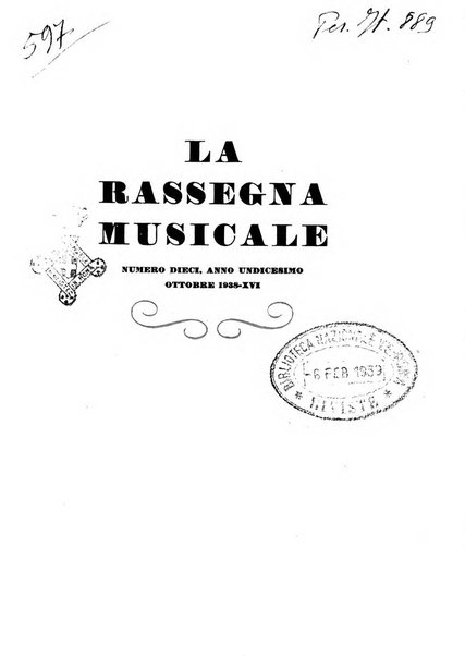 La rassegna musicale