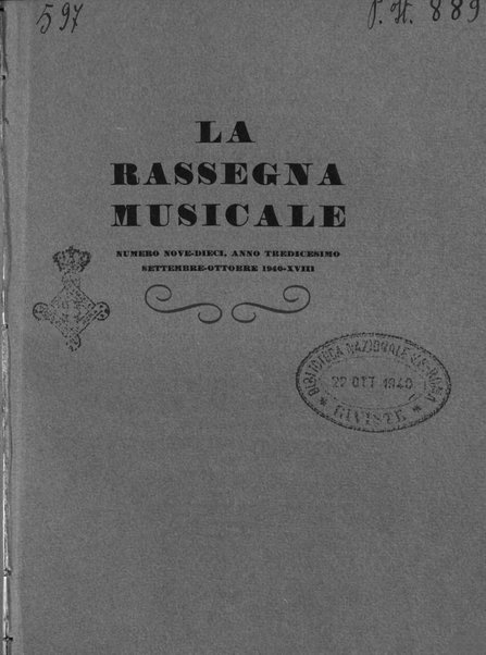 La rassegna musicale