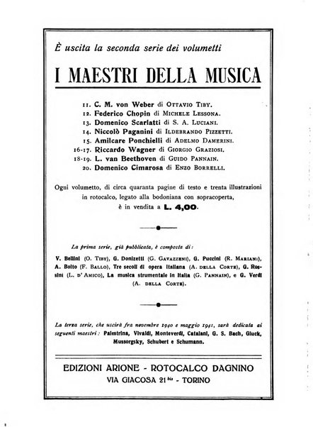 La rassegna musicale