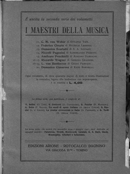 La rassegna musicale