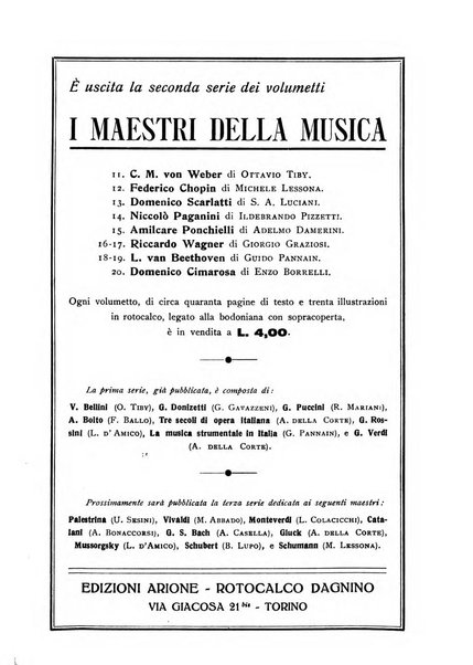 La rassegna musicale