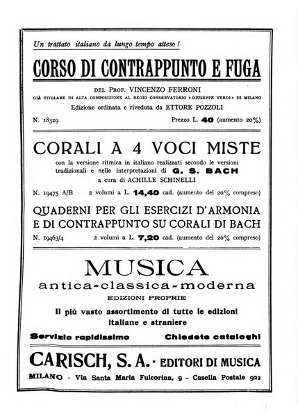 La rassegna musicale