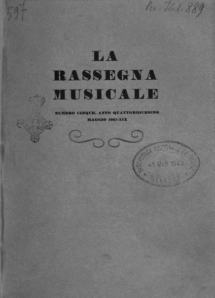 La rassegna musicale