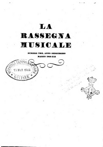 La rassegna musicale