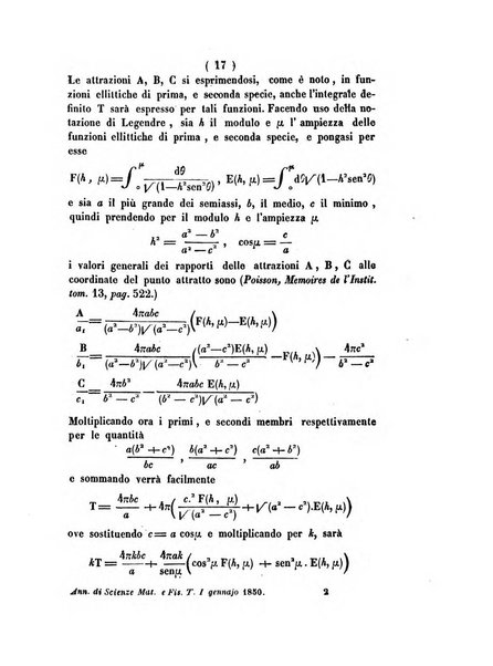 Annali di scienze matematiche e fisiche