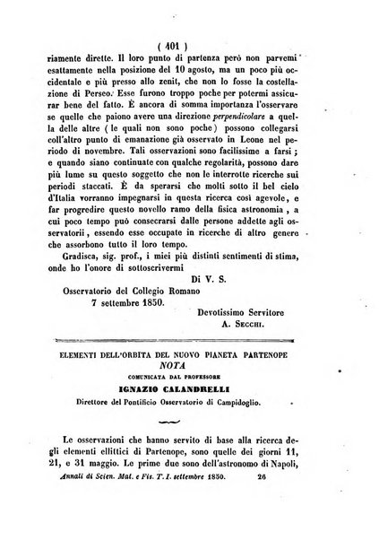 Annali di scienze matematiche e fisiche