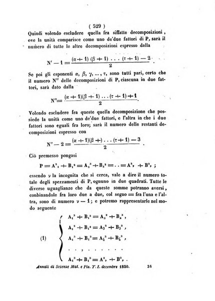 Annali di scienze matematiche e fisiche