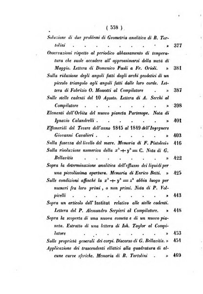 Annali di scienze matematiche e fisiche