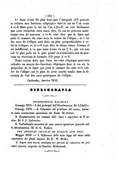 Annali di scienze matematiche e fisiche