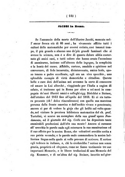 Annali di scienze matematiche e fisiche