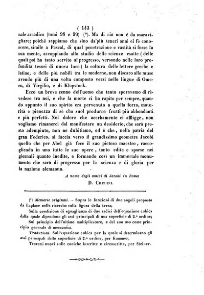 Annali di scienze matematiche e fisiche