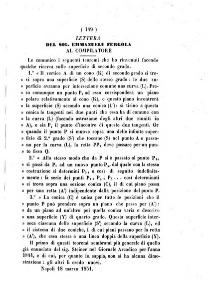 Annali di scienze matematiche e fisiche