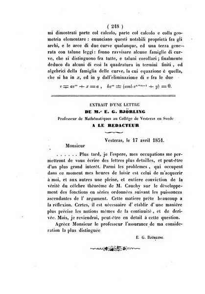 Annali di scienze matematiche e fisiche