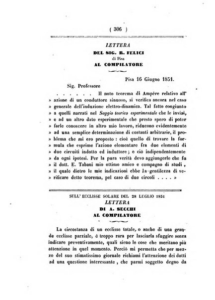 Annali di scienze matematiche e fisiche