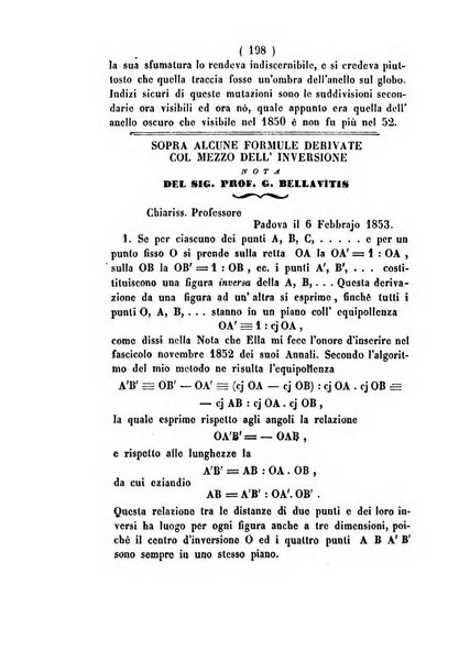 Annali di scienze matematiche e fisiche