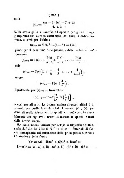 Annali di scienze matematiche e fisiche