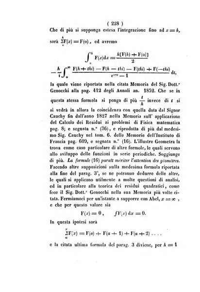 Annali di scienze matematiche e fisiche