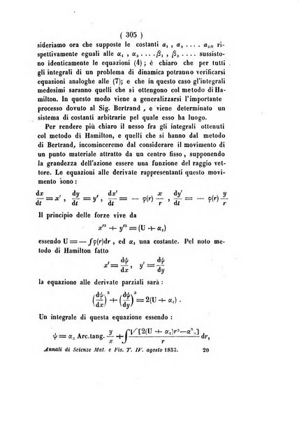 Annali di scienze matematiche e fisiche