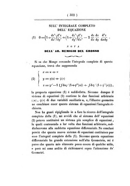 Annali di scienze matematiche e fisiche