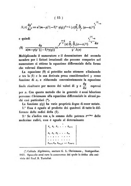 Annali di scienze matematiche e fisiche