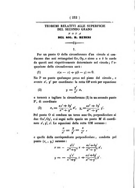 Annali di scienze matematiche e fisiche