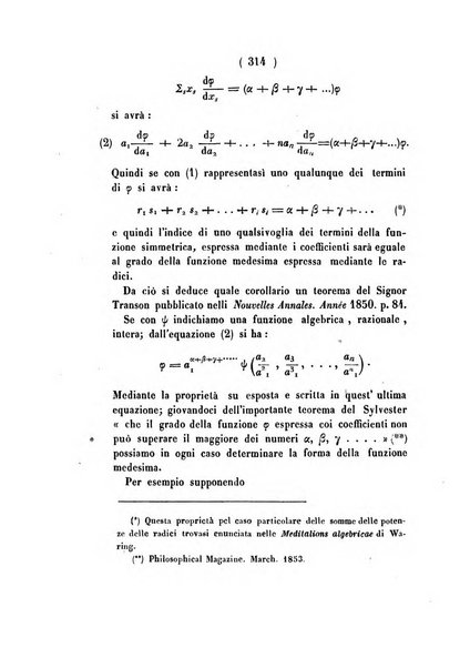 Annali di scienze matematiche e fisiche