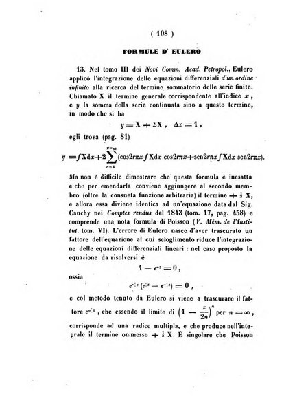 Annali di scienze matematiche e fisiche