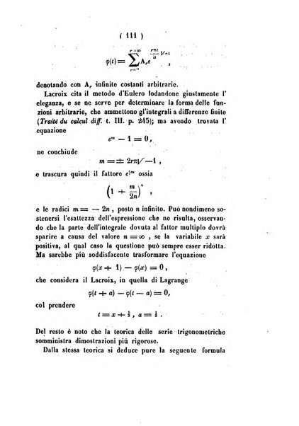 Annali di scienze matematiche e fisiche