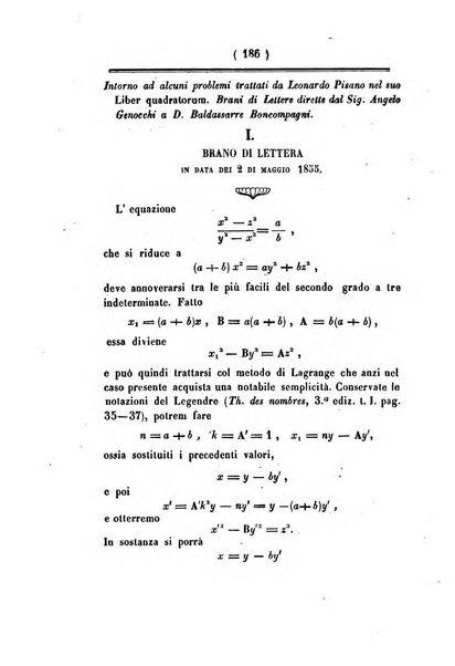 Annali di scienze matematiche e fisiche