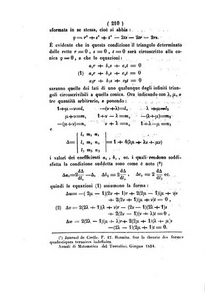 Annali di scienze matematiche e fisiche