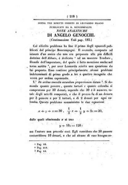 Annali di scienze matematiche e fisiche