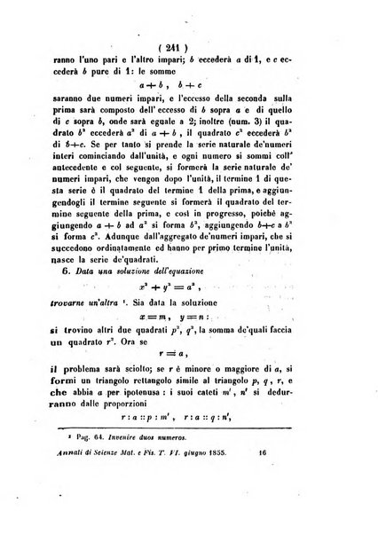 Annali di scienze matematiche e fisiche