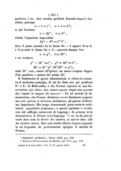 Annali di scienze matematiche e fisiche