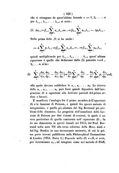 Annali di scienze matematiche e fisiche