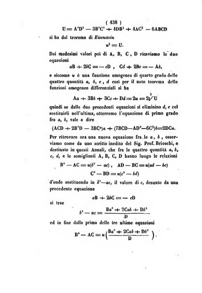 Annali di scienze matematiche e fisiche