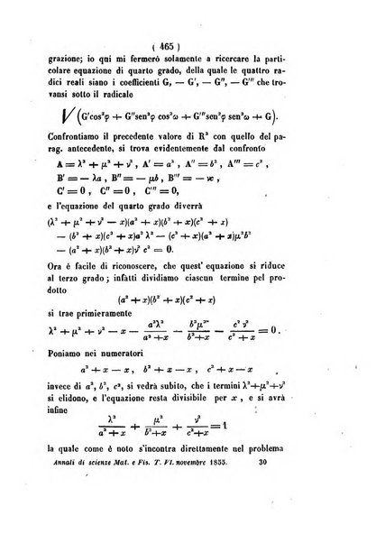 Annali di scienze matematiche e fisiche