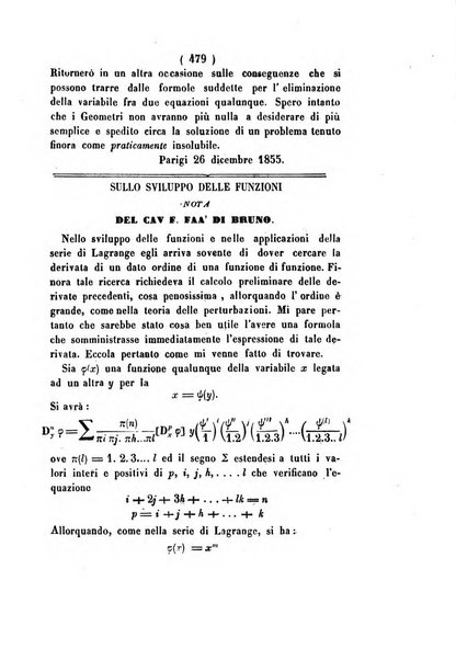 Annali di scienze matematiche e fisiche