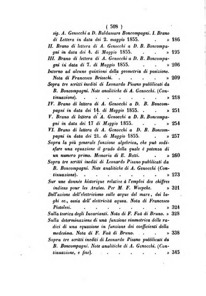 Annali di scienze matematiche e fisiche