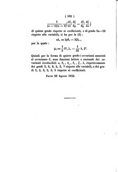 Annali di scienze matematiche e fisiche