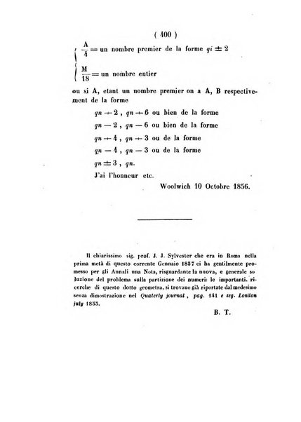 Annali di scienze matematiche e fisiche