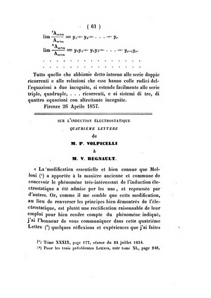 Annali di scienze matematiche e fisiche