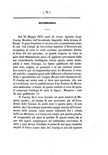 Annali di scienze matematiche e fisiche