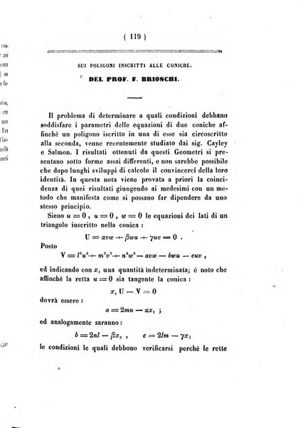 Annali di scienze matematiche e fisiche