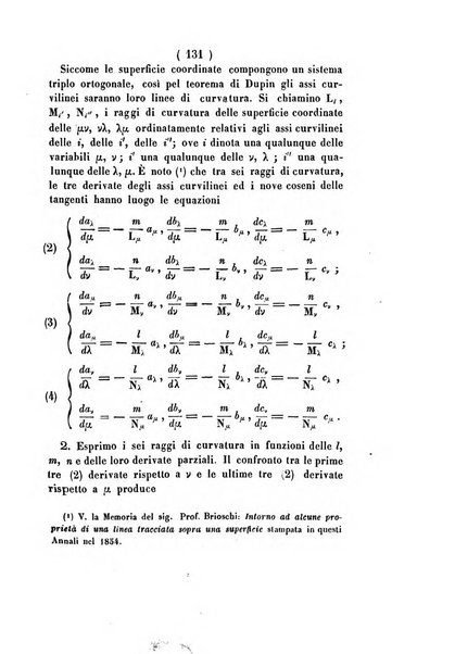 Annali di scienze matematiche e fisiche