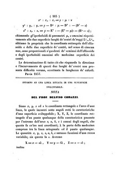 Annali di scienze matematiche e fisiche