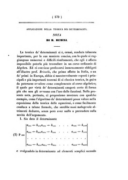 Annali di scienze matematiche e fisiche