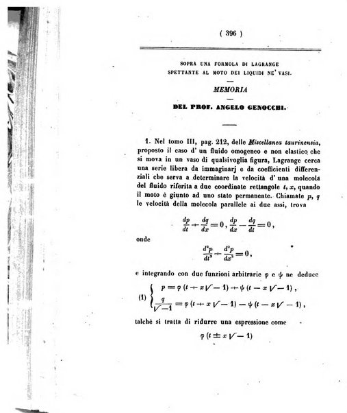 Annali di scienze matematiche e fisiche