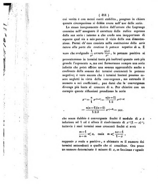 Annali di scienze matematiche e fisiche