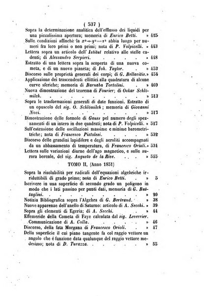 Annali di scienze matematiche e fisiche