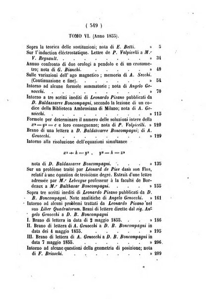 Annali di scienze matematiche e fisiche